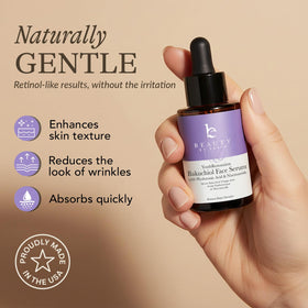 Beauty by Earth close-up of serum texture highlighting silky absorbent finish