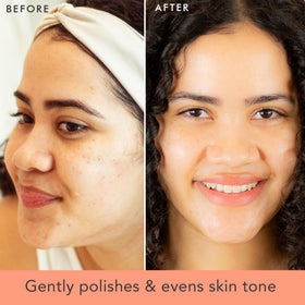 Beauty by Earth close-up texture of scrub particles for gentle exfoliation