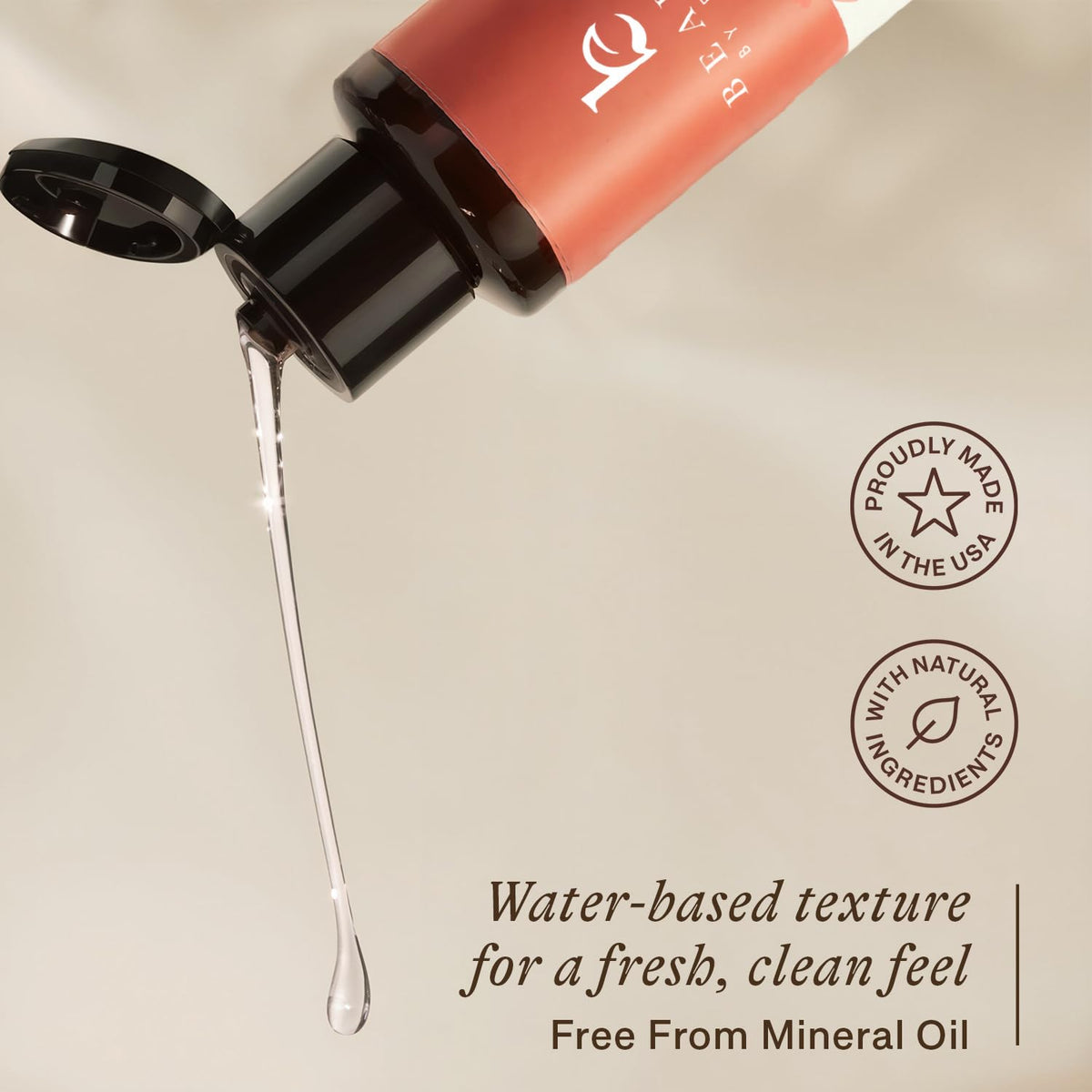 Beauty by Earth texture on cotton pad demonstrating effective makeup pickup