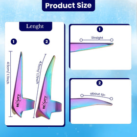 Beauty & Crafts straight ring close-up highlighting straight edge for precise parting