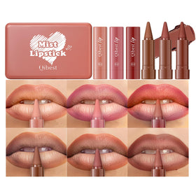 Beauty Glazed close-up of lipstick texture showing creamy matte finish and smooth application