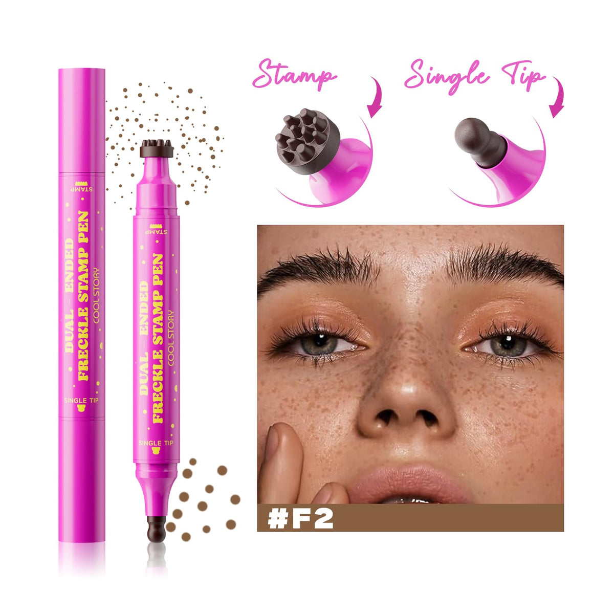 Beauty Glazed dual-ended closeup displaying stamp and precision tip benefits