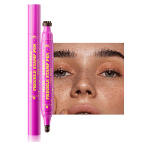 Beauty Glazed freckle pen front view showing compact travel-friendly design