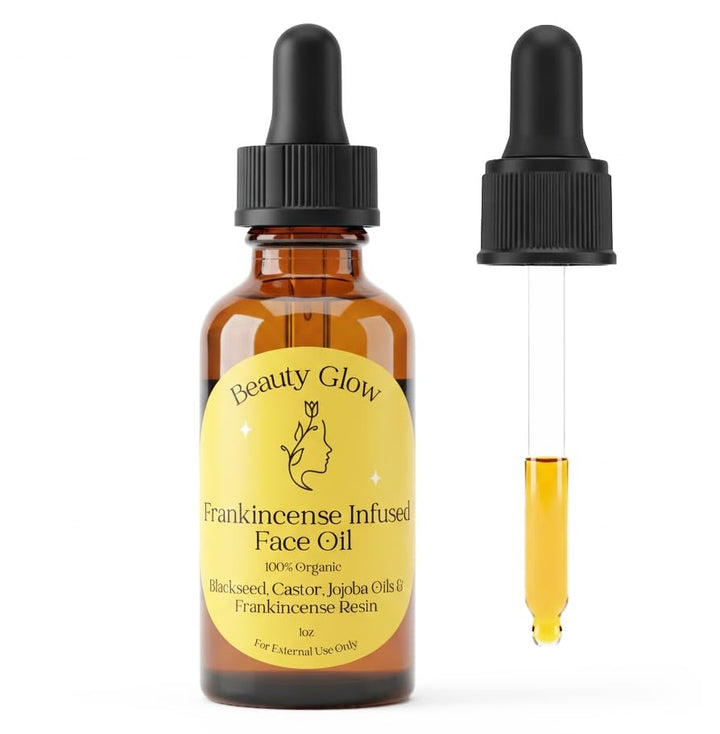 Beauty Glow front packaging showing bottle and label, highlighting natural ingredients