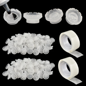 Beauty Junko Pro front packaging showing 200 disposable glue cups and tidy supply