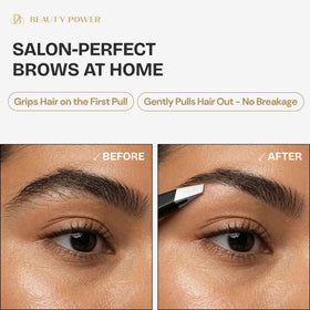 Beauty Power matte finish handle demonstrating non-slip comfort for steady control