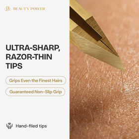 Beauty Power protective tip cap placed over slanted tip to prevent damage