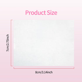 Beauty7 wipe next to coin for scale showing compact, travel-friendly size