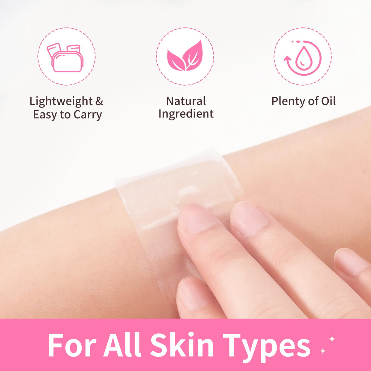 Beauty7 travel bag with wipes illustrating portable post-wax care convenience