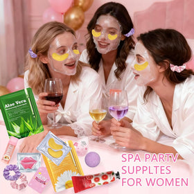 Beauty Bar bath bomb beside compressed towel illustrating relaxing soak and compact convenience