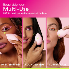 beautyblender damp sponge expanded to show aqua-activated performance