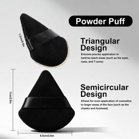 BEAUTYFACTOR applying liquid foundation with brush for even, streak-free finish