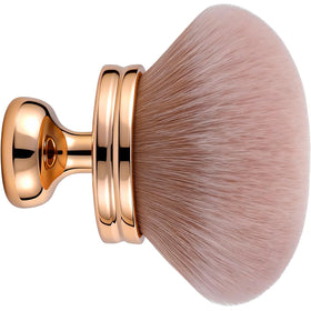 BEAUTYFACTOR brush front view showing gold handle and large head for quick coverage