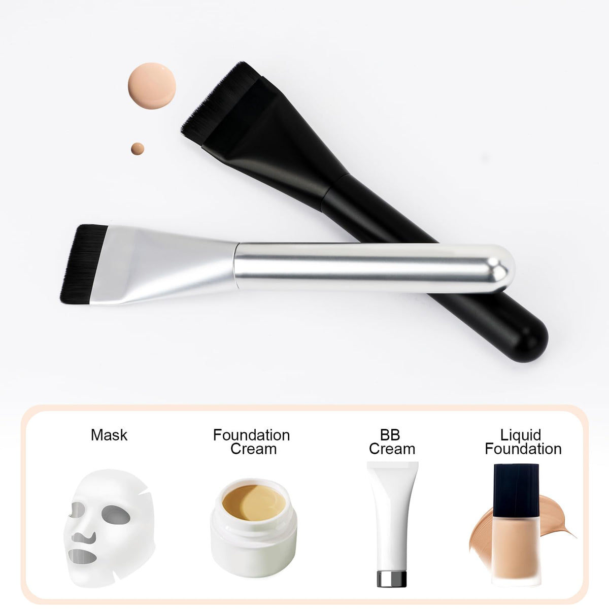BEAUTYFACTOR brushes on vanity in lifestyle setting signaling professional finish