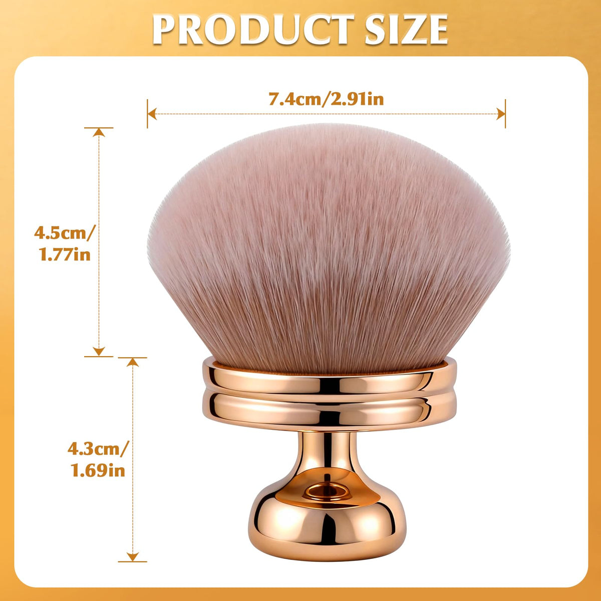 BEAUTYFACTOR brush on vanity with bottle props showing stylish, travel-ready design