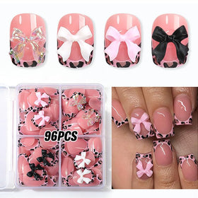 BEAWTH front packaging showing full 96-piece nail kit for instant manicures
