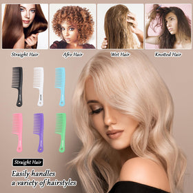 BEAYUNG comb in shower on wet hair, smooth detangling performance