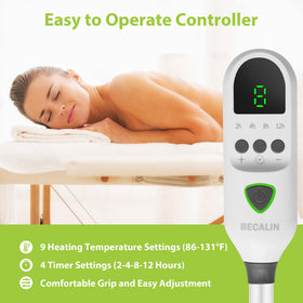 BECALIN digital controller closeup with timer and temperature display for control