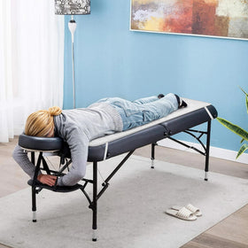 BECALIN pad in use with client relaxing to illustrate professional comfort