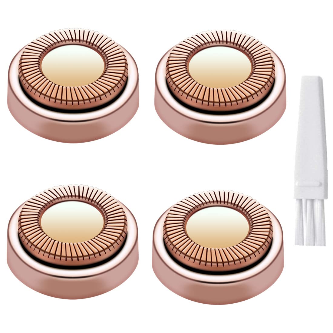 BECHY front packaging showing four replacement heads and cleaning brush benefit: ready replacement