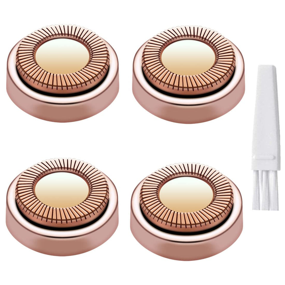 BECHY front packaging showing four replacement heads and cleaning brush benefit: ready replacement