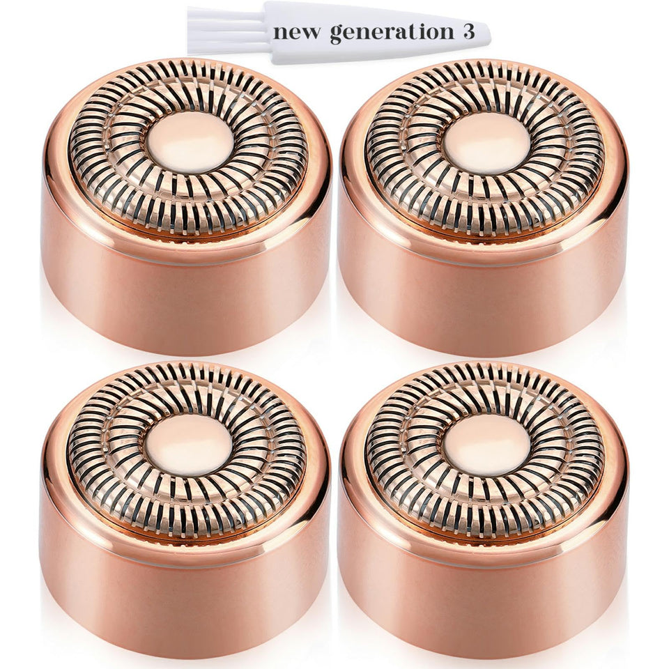 BECHY front view of four Gen3 replacement heads and brush showing complete pack benefit