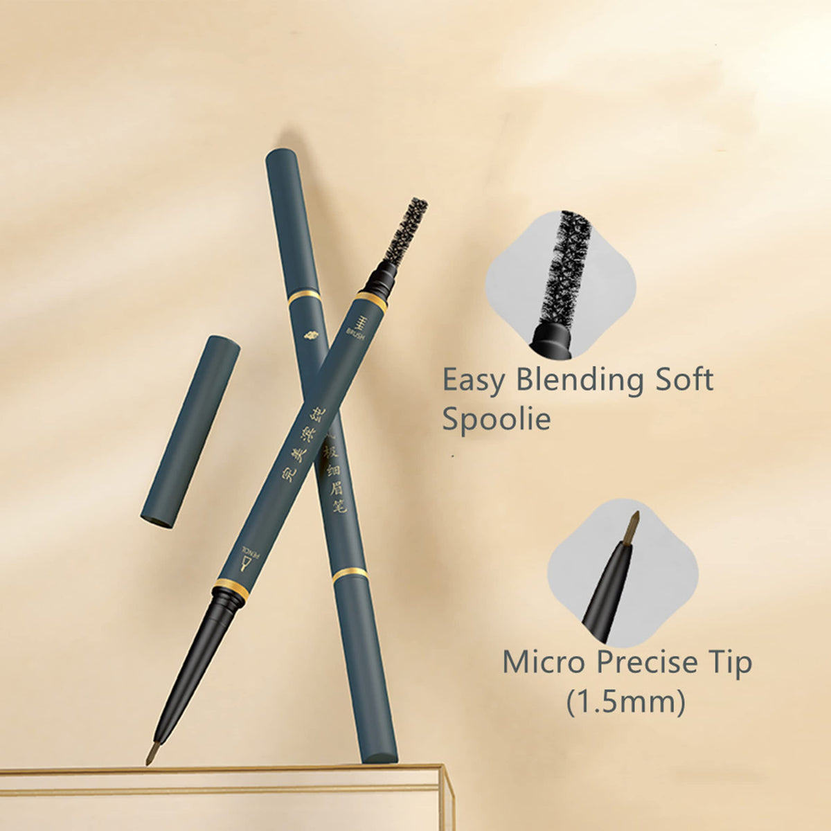 BECHY built-in spoolie brush detail for seamless blending benefit