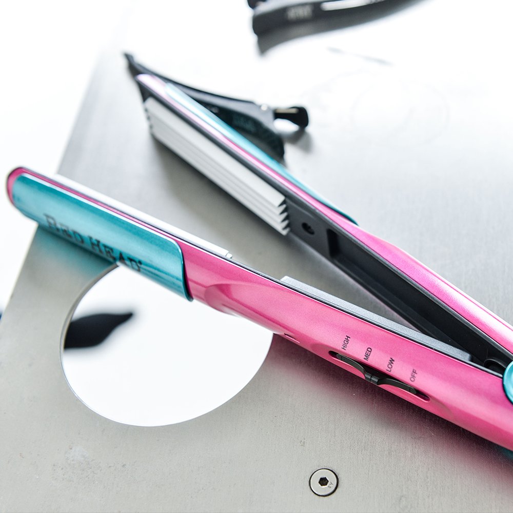 Bed Head Little Tease handheld size comparison illustrating portable travel-friendly benefit