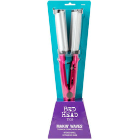 Bed Head hand holding waver to show scale and comfortable grip for quick styling