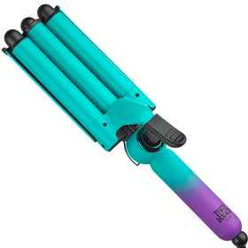 Bed Head Wave Affair front view showing three-barrel design and glossy finish for fast styling