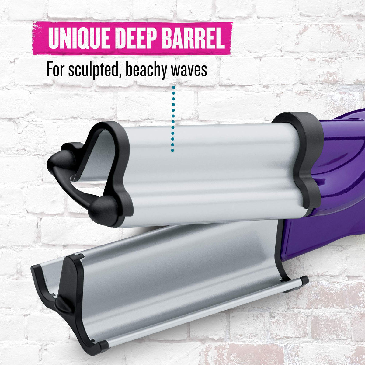 Bed Head Wave Artist in hand demonstrating size and travel-friendly portability