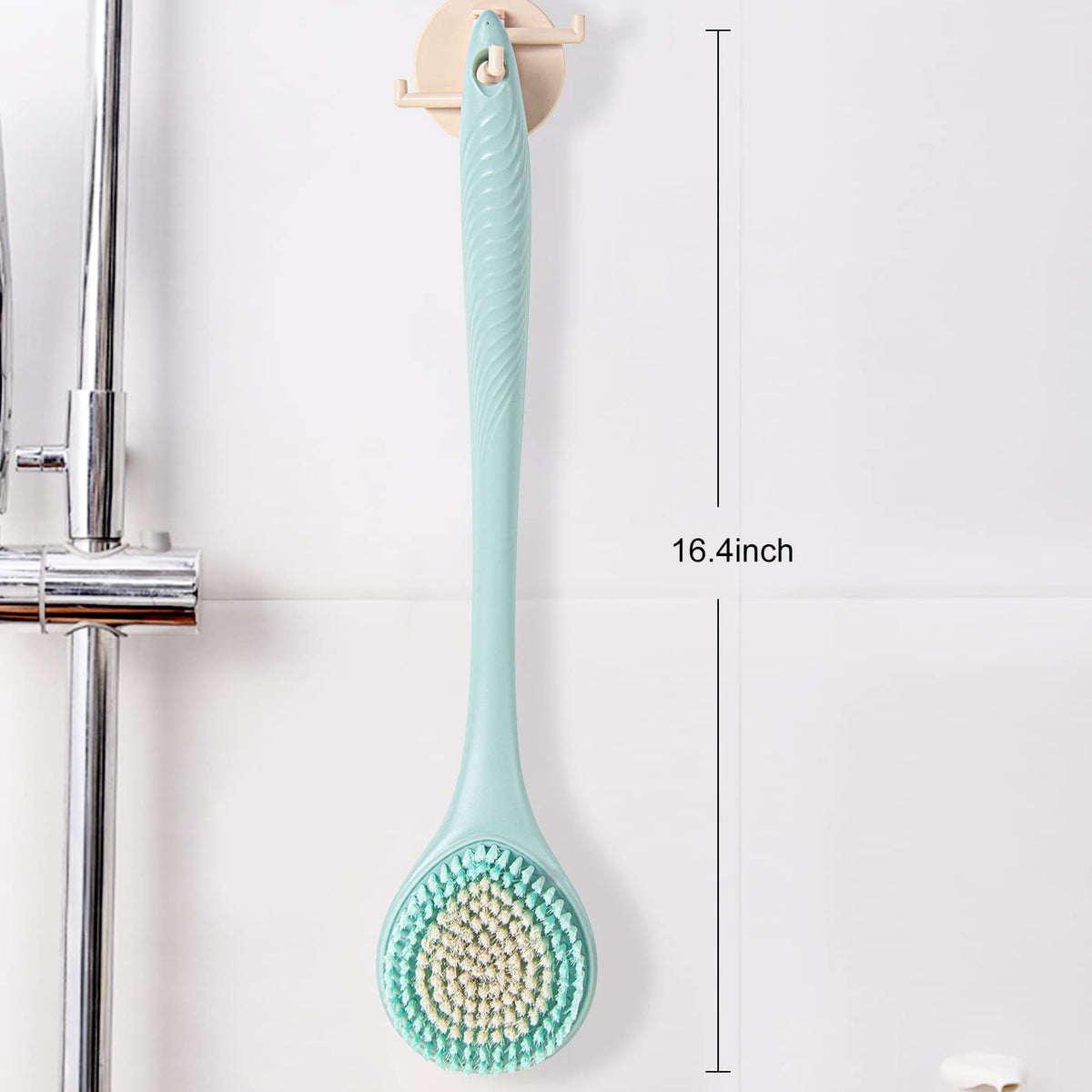 BEDELITE wet bristles with soap lather highlighting thorough cleaning and gentle scrub