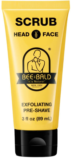 Bee Bald front packaging showing bottle and branding for clear identification and benefit