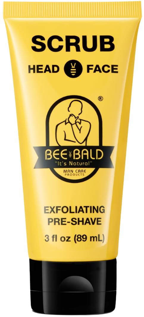 Bee Bald front packaging showing bottle and branding for clear identification and benefit