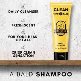 Bee Bald lather texture close-up demonstrating gentle exfoliation