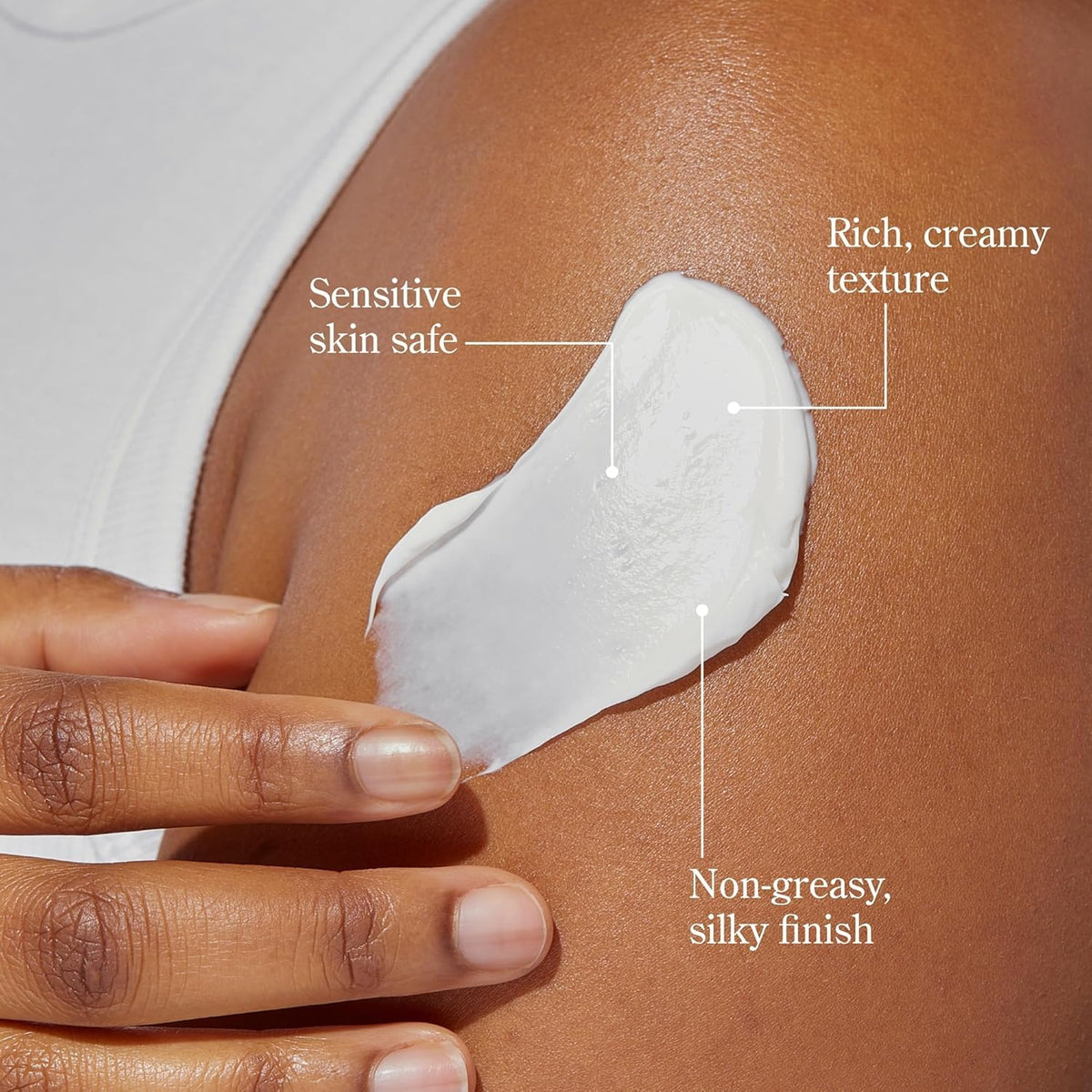 Beekman 1802 close-up swirl of goat milk cream highlighting nourishing texture