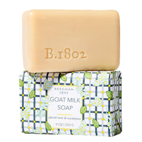 Beekman 1802 front packaging showing glacial mint scent and moisturizing benefits