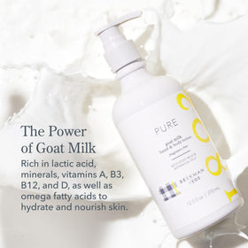 Beekman 1802 being applied to hands demonstrating fast hydration benefit