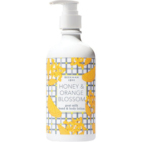 Beekman 1802 front packaging showing honey and orange blossom scent benefit
