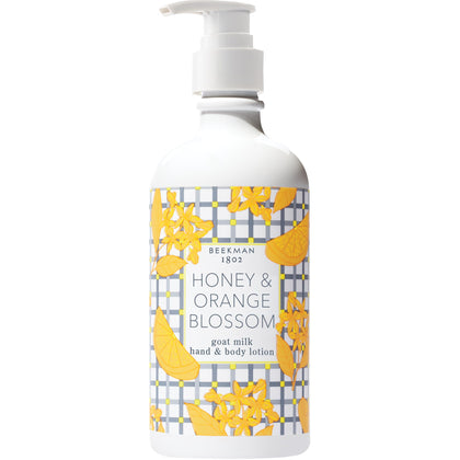 Beekman 1802 front packaging showing honey and orange blossom scent benefit