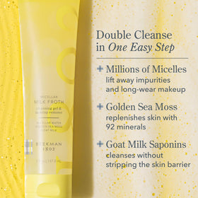 Beekman 1802 ingredients with goat milk and golden sea moss showing nourishing sources