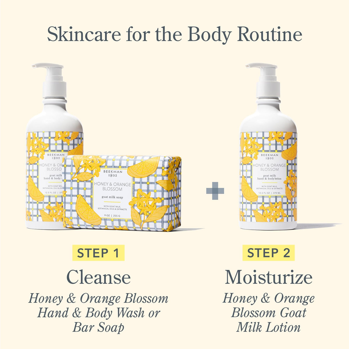 Beekman 1802 label detail highlighting clean ingredients and cruelty-free benefit