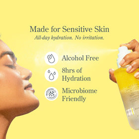 Beekman 1802 milky texture pooled to show lightweight hydration