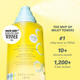 Beekman 1802 mist nozzle close-up showing fine spray for even coverage benefit