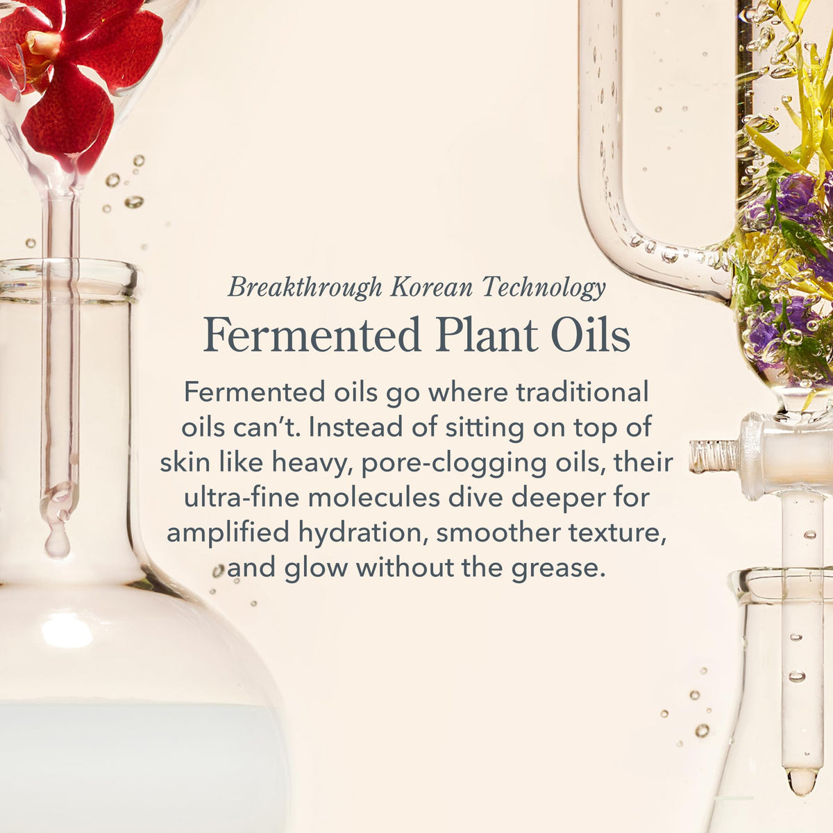 Beekman 1802 label detail focusing on key ingredients for transparent ingredient benefit