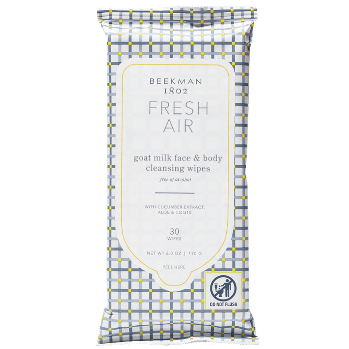 Beekman 1802 pack front showing Fresh Air label and travel convenience