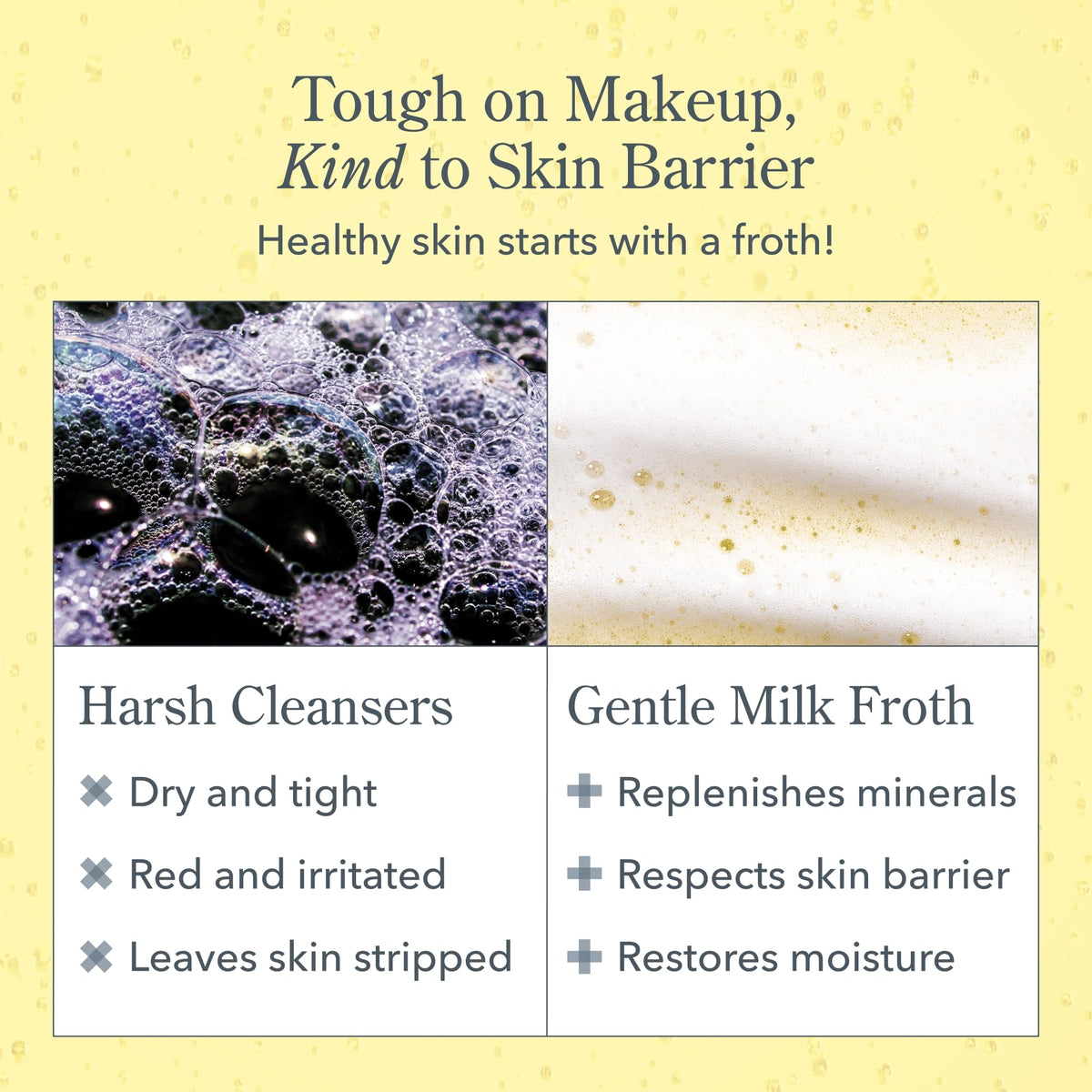 Beekman 1802 person washing face illustrating makeup removal effectiveness