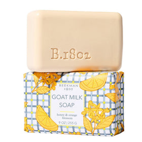 Beekman 1802 front packaging showing honey and orange blossom benefits