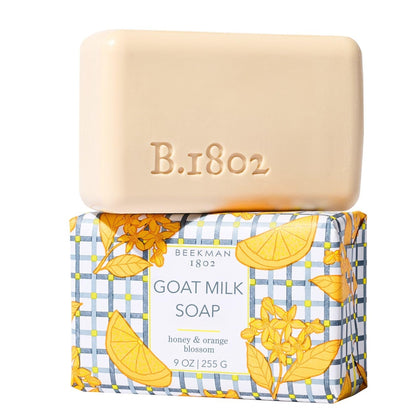 Beekman 1802 front packaging showing honey and orange blossom benefits