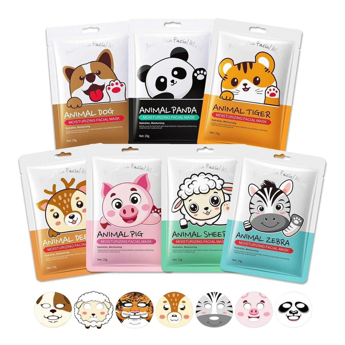 Beenefits front packaging showing seven animal masks and gift appeal